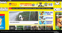 Desktop Screenshot of pesmojprijatelj.si
